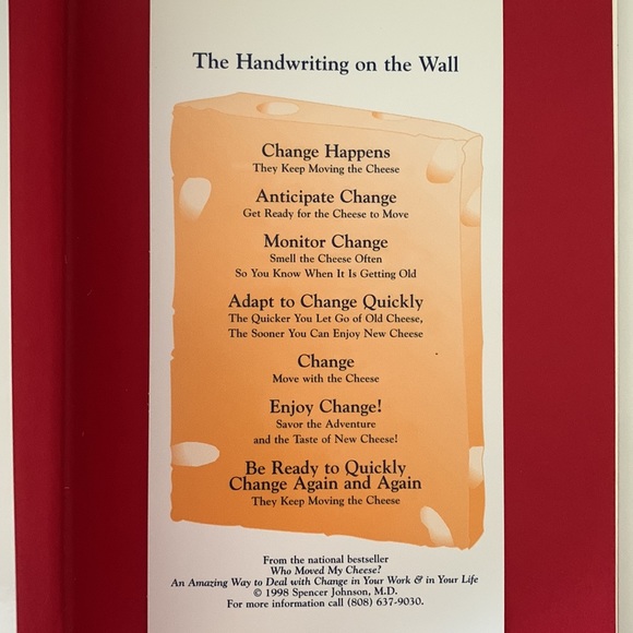 New Who Moved My Cheese - Picture 4 of 4